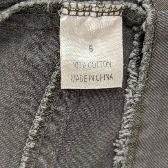 Moon Collection Moto Jacket Womens Sz Small Army Green Biker - Picture 6 of 16